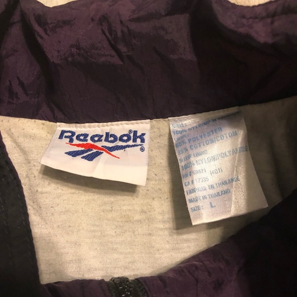 Vintage Reebok zip up windbreaker size Large - Picture 9 of 12